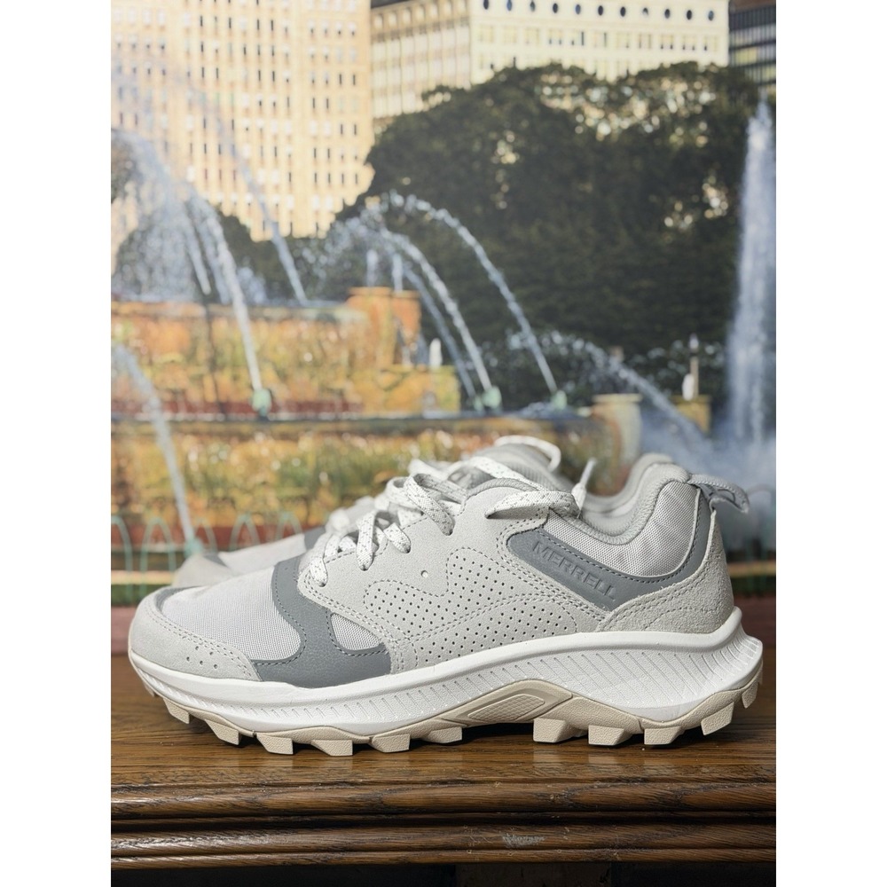 Women's Merrell Tempo Sol Hiking Shoes In A Light Grey Pigeon Color Size 9 New
